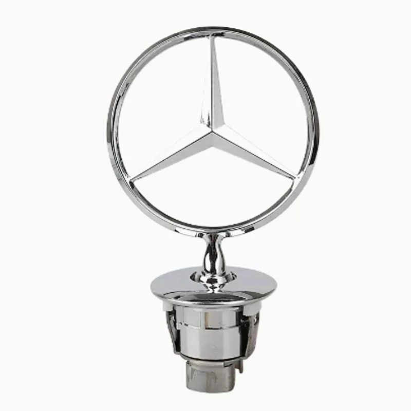Mercedes Benz için Krom Amblem Logosu